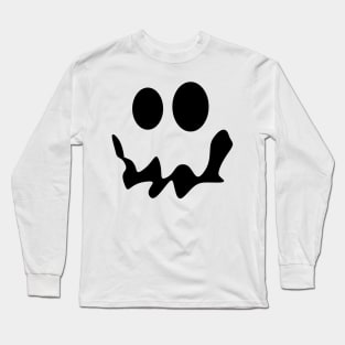 funny pumpkin face Long Sleeve T-Shirt